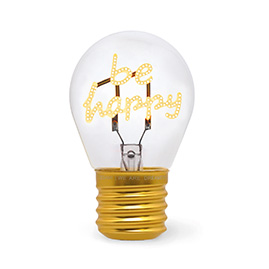 [565601] Legami | Lamp Be Happy Tafellamp Gloeilamp