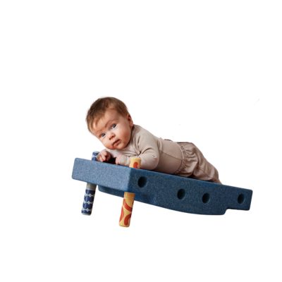 [565625] Modu | Blokken Activity Toy Baby Set Deep Blue/Sky Blue
