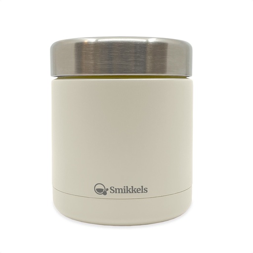 [565683] Smikkels | Thermos Voedselcontainer RVS Wit