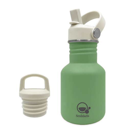 [565688] Smikkels | Drinkfles RVS Groen 350ml 