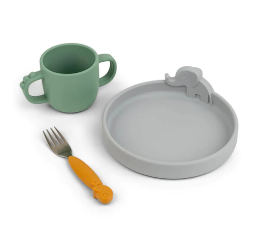 [412552] Done By Deer | Eetset Silicone Dinner Set