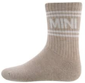 Ewers | Kousen MINI Tennissokken Dunkle Beige Mel.