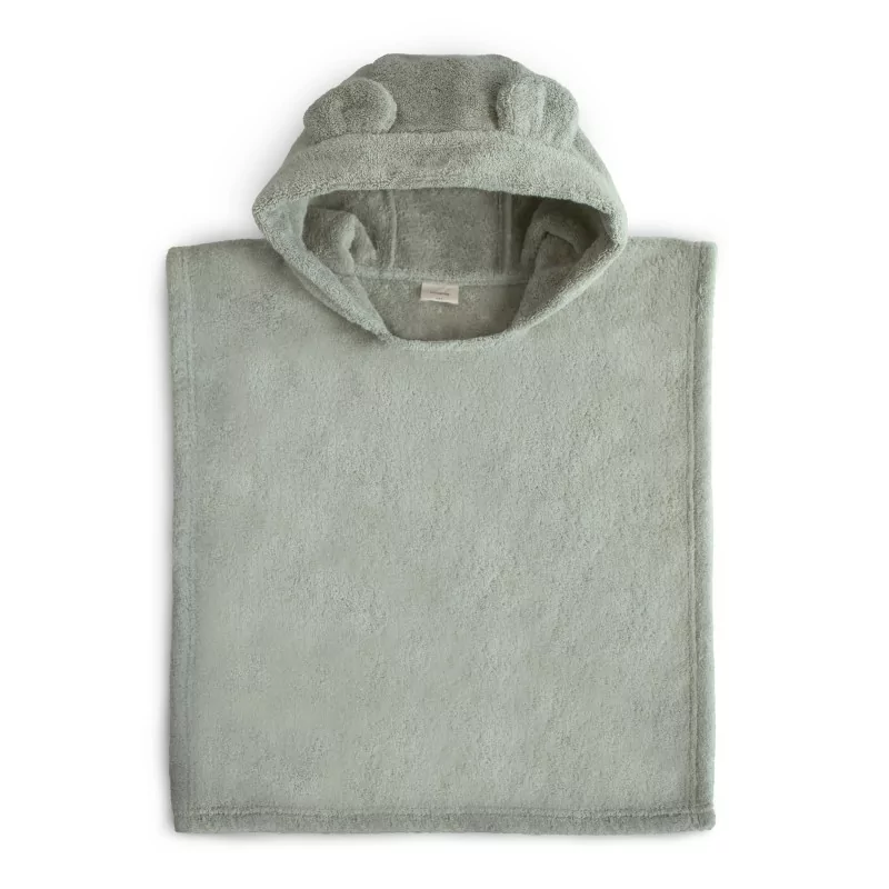 [565969] Mushie | Poncho Moss Groen 1-3Y
