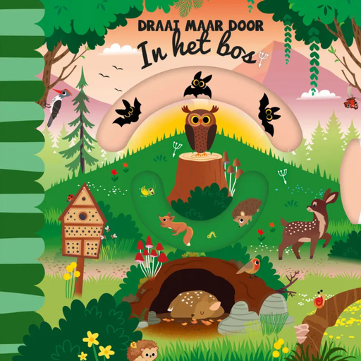 [565980] De Lantaarn | Boek Draai Maar Door  In Het Bos