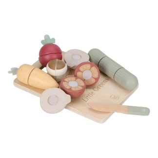 [566001] Little Dutch | Educatief Speelgoed Snijset Groenten Hout