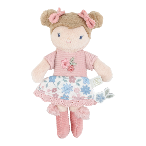 [566088] Little Dutch | Pluche Knuffel Rosa Knuffelpop 13cm +12m