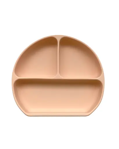 [566291] Mabebi | Bord Siena Verdeelbord met Zuignap Roze