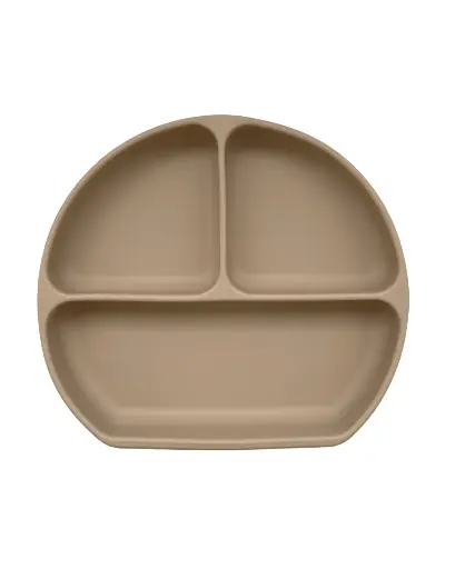 [566292] Mabebi | Bord Siena Verdeelbord met Zuignap Beige