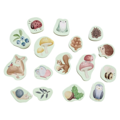 [566418] Little Dutch | Badspeelgoed Foam Figuren Forrest Friends 