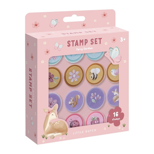 [566440] Little Dutch | Stempelset Fairy Garden 