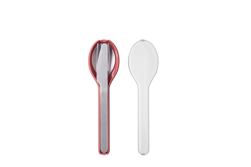 [566467] Mepal | Bestek Ellipse Set in Houder Lepel/Vork/Mes Vivid Mauve 3-delig