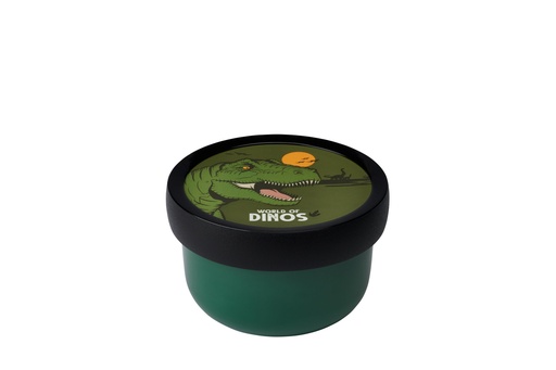 [566490] Mepal | Fruitdoos Campus Dino met Vorkje Groen 300ml