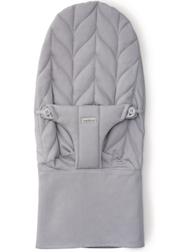[566620] BabyBjorn | Vervanghoes vr Relax Bliss Geweven Kroonblad Quilt Lichtgrijs