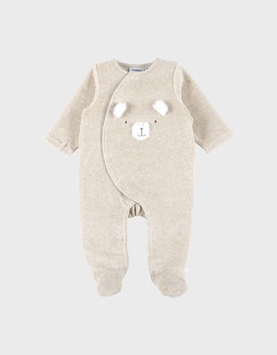 Noukies | Pyjama Fluffy, Orso & Lilly Velours Orso Beige