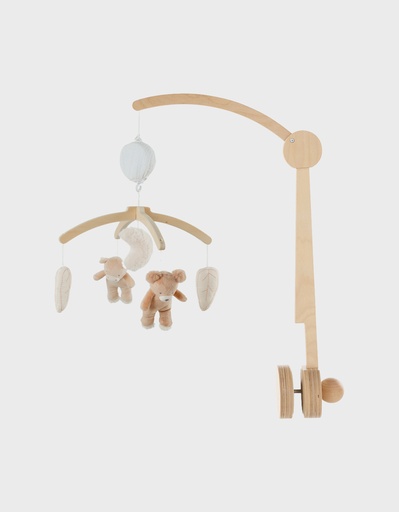[566699] Noukies | Muziekmobiel Lilly Fluffy, Orso & Lilly Houten Arm 