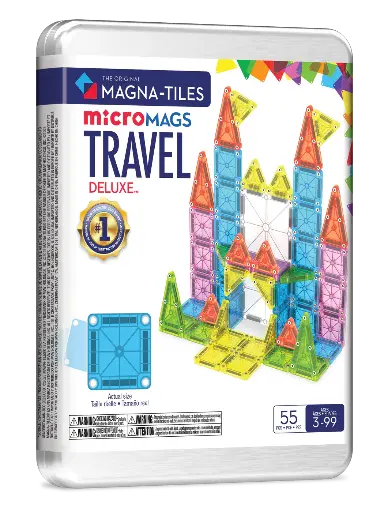 [566722] Magna-Tiles | Magnetische Blokken Travel Set Deluxe 55-delig