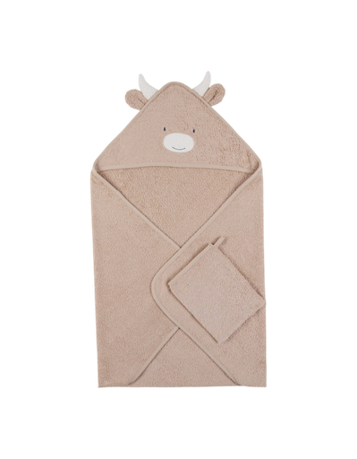 [566738] Noukies | Badcape Fluffy Fluffy, Orso & Lilly Beige 75x75cm