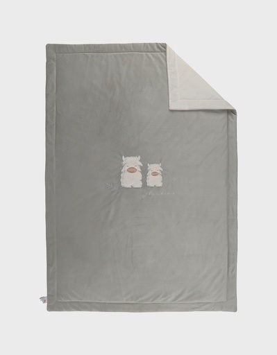 [566754] Noukies | Deken Fluffy, Orso & Lilly Kaki 100x140cm