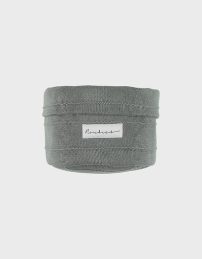 [566760] Noukies | Verzorgingsmandje Knitted Kaki Groen