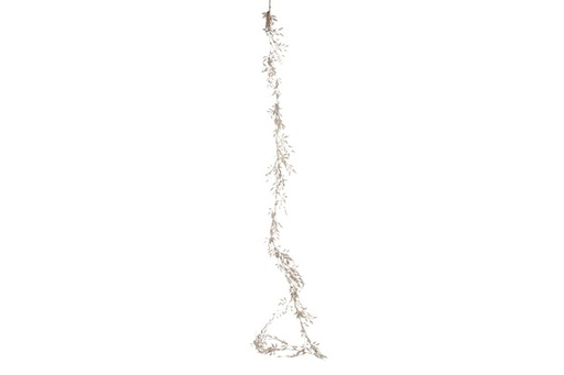 [566818] Cosy & Trendy | Slinger Leaves Glitter Champagne 150cm