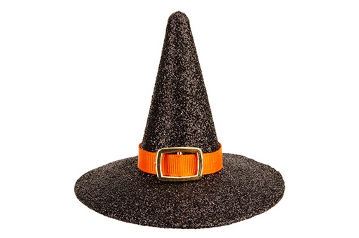 [566868] Cosy & Trendy | Hoed Halloween Glitter Zwart 10x10xH9cm