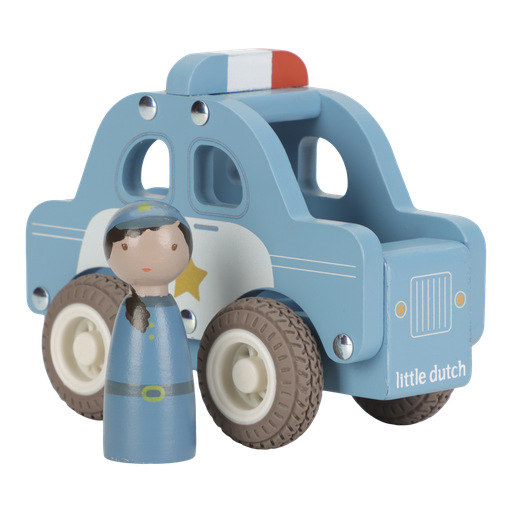 [566980] Little Dutch | Auto Politiewagen Hout