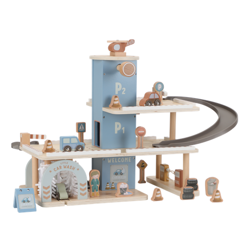 [566983] Little Dutch | Speelset Garage Hout