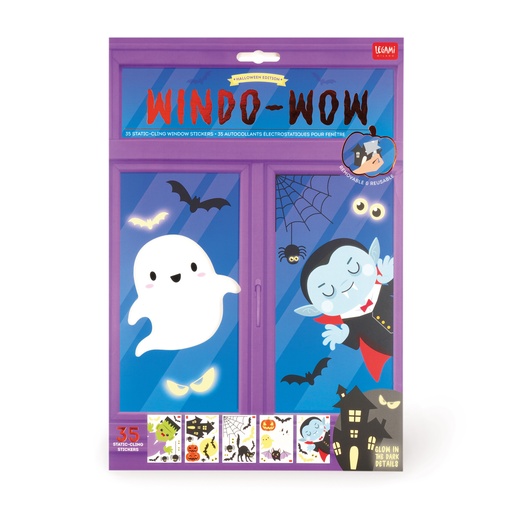 [567004] Legami | 35 Statische Stickers Halloween Windo - Wow 