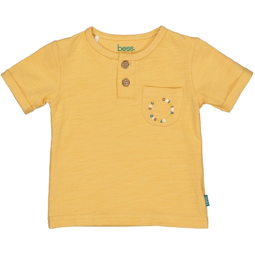 Bess | T-shirt Boys Pocket Original Ocre