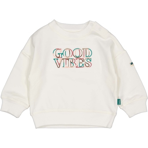 Bess | Sweater Girls Good Vibes Off White