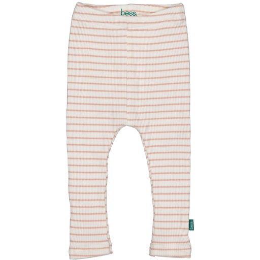 Bess | Legging Girls Striped Off White