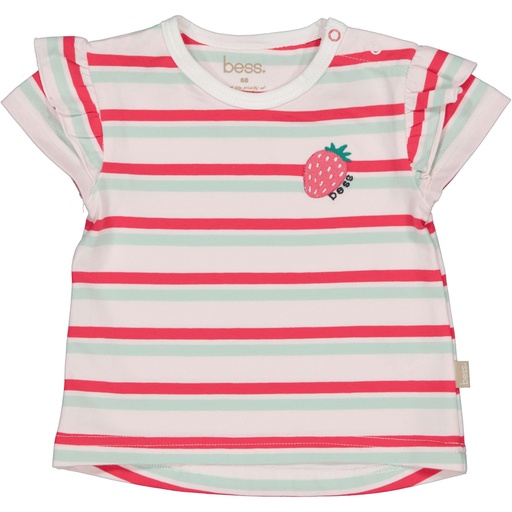 Bess | T-shirt Girls Striped Blush