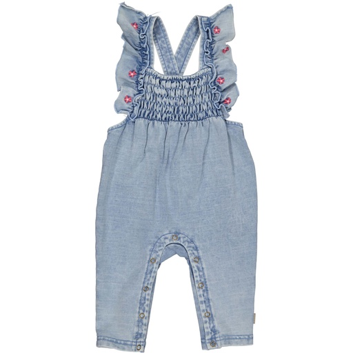 Bess | Salopette Girls Jog Denim Light Wash