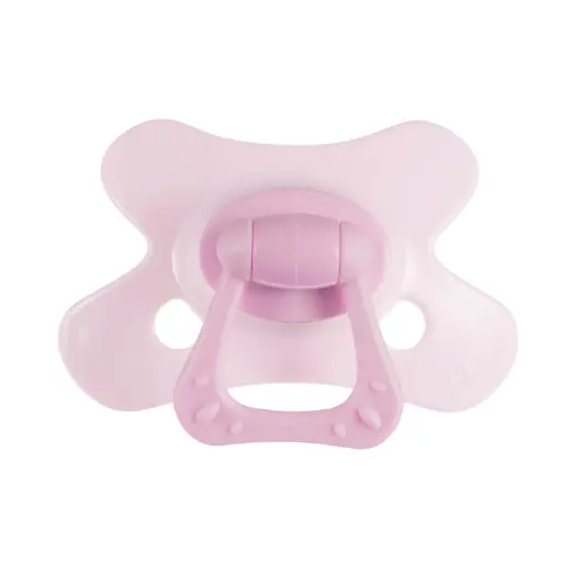 [568109] Difrax | Fopspeen Dental Gems Rose Quartz +12M