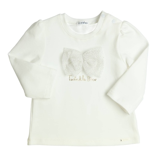 Gymp | T-shirt Girls Aerobic Longsleeve Off White