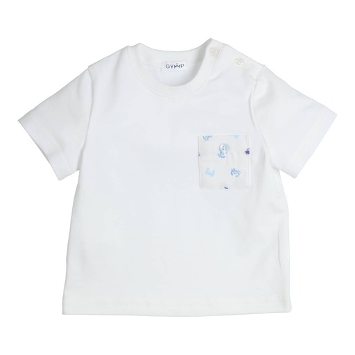 Gymp | T-shirt Boys Aerobic White/Blue