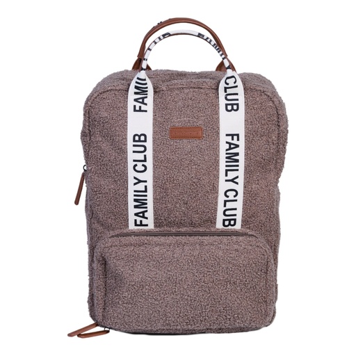 [568523] Childhome | Verzorgingstas Family Club Rugzak Signature Teddy Zacht Bruin