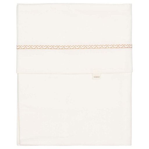 [568600] Koeka | Laken Ledikant Fall In Love Honeycomb 110x140cm