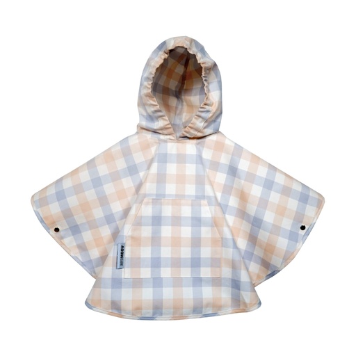 [568646] Aeromoov | Poncho Outdoor Checker Grey Cream 