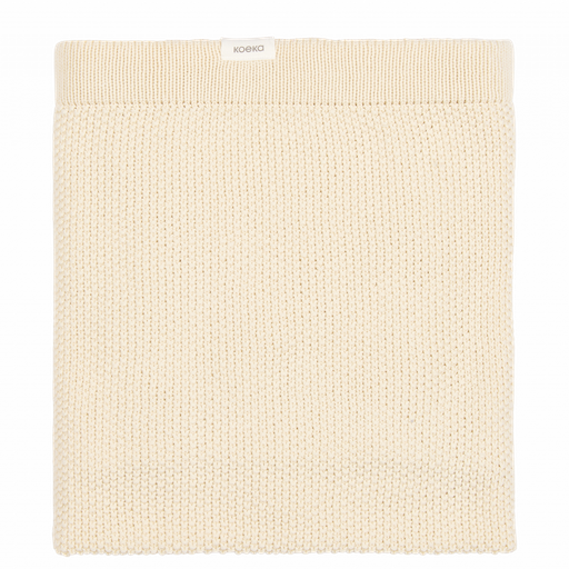 [568704] Koeka | Deken Ledikant Lisbon Powder White 100x140cm