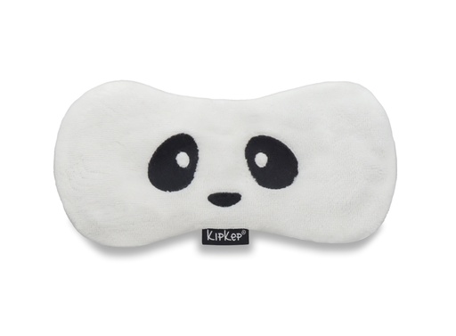 [568919] Kipkep | Warmtekussen Woller Panda White Vlaszaad Vulling 14x29cm