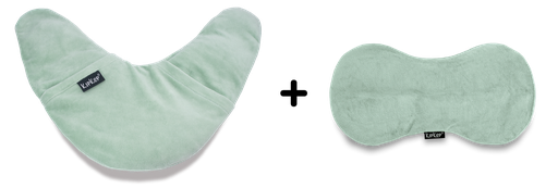 [568964] Kipkep | Warmtekussen Set Woller + Lexie Pale Green  