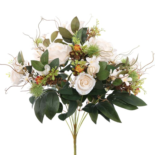 [569244] Jasaco | Grafstuk Rose Mixed Bush Cream 53cm