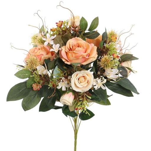 [569245] Jasaco | Grafstuk Rose Mixed Bush Peach 53cm