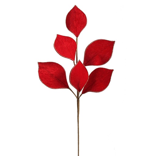 [569258] Jasaco | Siertak Medium Velvet Poinsettia Red 50cm