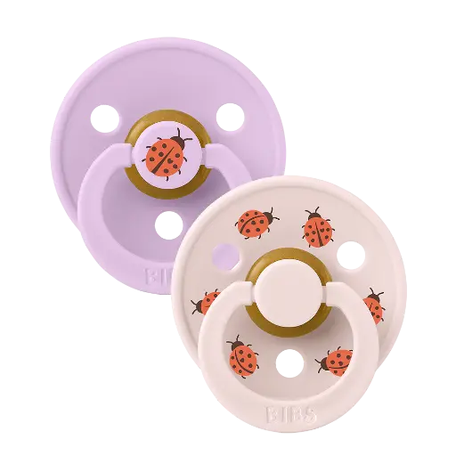[569547] Bibs | Fopspeen T2 Studio Colour Ladybug Violet Sky/Petal 2-pack