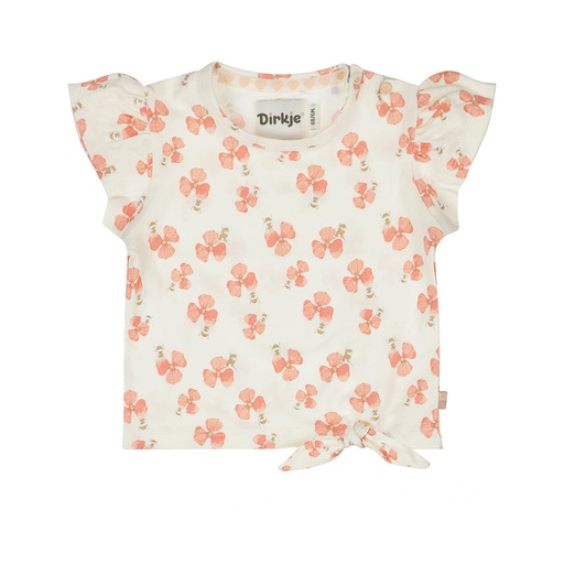 Dirkje | T-shirt Girls Little Bee Off White