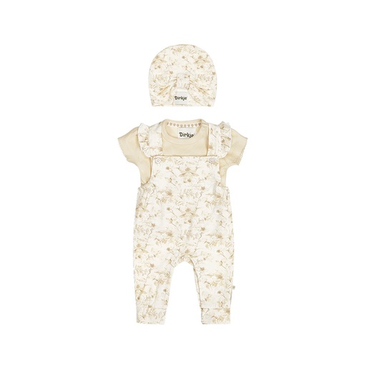 Dirkje | Outfit Girls So Sweet Off White 3-delig