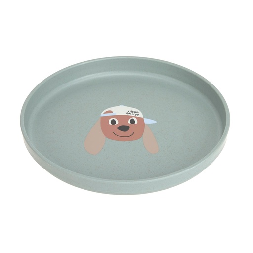 [569962] Laessig | Plat Bord Tiny Team Dog PP/Cellulose Groen