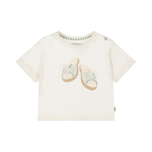 Dirkje | T-shirt Girls Flower Power Off White